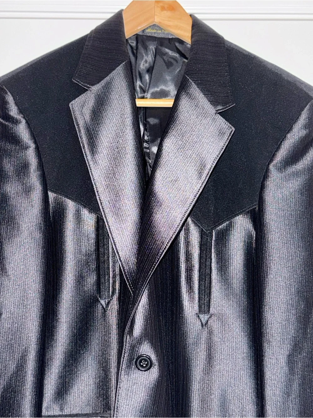 Circle S Dallas Texas Mens 42R Western Blazer Gray Sport Coat